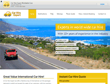 Tablet Screenshot of carhireexpert.com